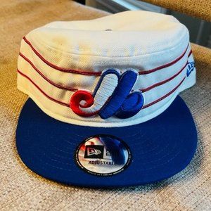 Montreal Expos MLB Cooperstown Pillbox Snapback Hat
